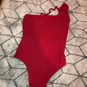 La hearts PacSun one piece bathing suit
